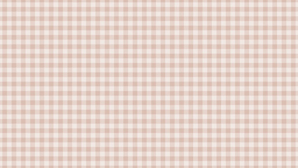 茶色いチェック柄のテクスチャ - ギンガム/シェパードチェックのかわいいパターン背景 - 16:9