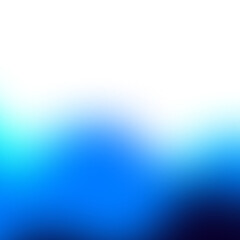 Transparent aesthetic glowing blue abstract gradient element template