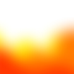 Transparent aesthetic glowing orange abstract gradient element template