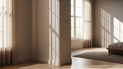 Obraz premium Serene Room with Natural Light.