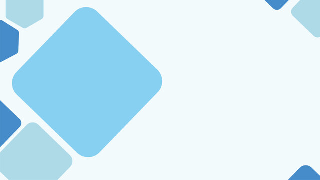 Modern Blue Abstract Business Background with Rounded Square Shapes