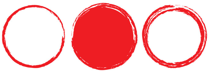 Grunge round shapes. Grunge banner collection. eps 10