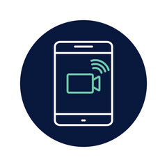 WiFi Video Calling  vector, pixel perfect, illustrator file 
