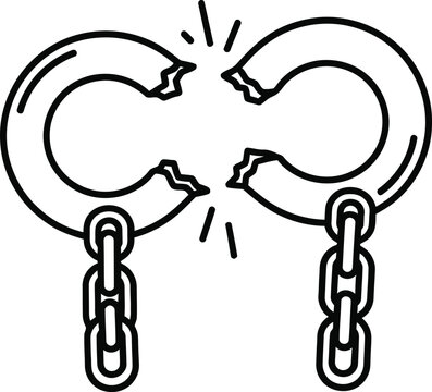 Broken handcuffs
