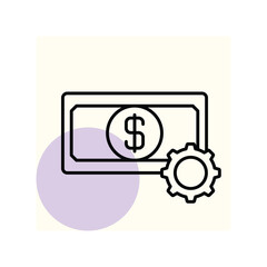 Cash Management  vector, pixel perfect, illustrator file 
