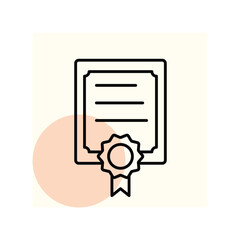 Certificate  vector, pixel perfect, illustrator file 
