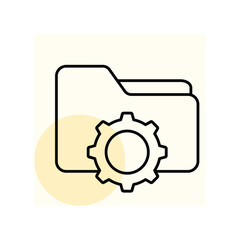 Data management vector, pixel perfect, illustrator file 
