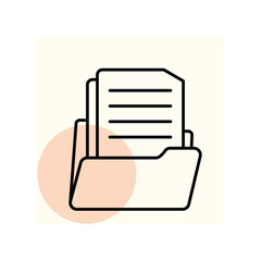 Document vector, pixel perfect, illustrator file 
