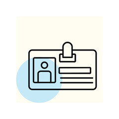 ID Card vector, pixel perfect, illustrator file 
