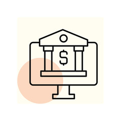 online banking vector, pixel perfect, illustrator file 
