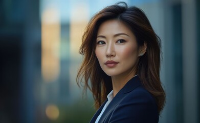 Obraz premium Smiling confident women of diverse backgrounds in professional settings, representing empowerment, inclusivity, and global success.
