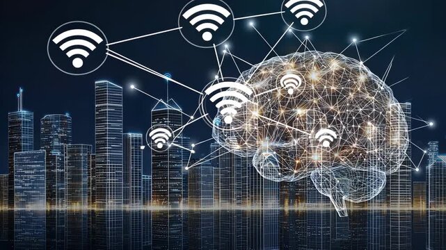 Exploring how urban areas use technology for connections and how these links support artificial intelligence systems