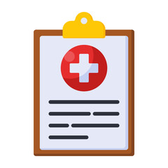 Obraz premium Medical History Icon