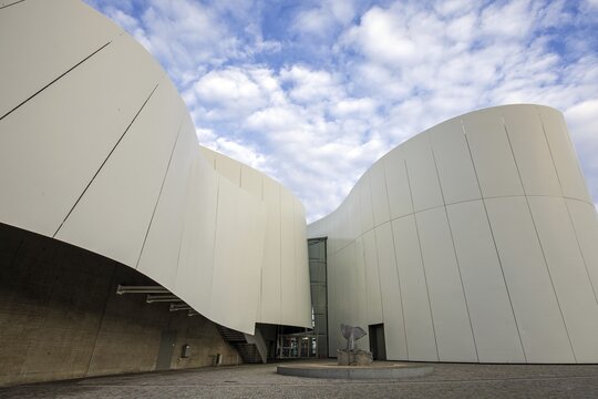 Natural History and Oceanographic Museum Ozeaneum Stralsund am Hafen, Behnisch Architekten, Stralsund, Hanseatic City of Stralsund, Baltic Sea, Mecklenburg-Western Pomerania, East Germany, Germany