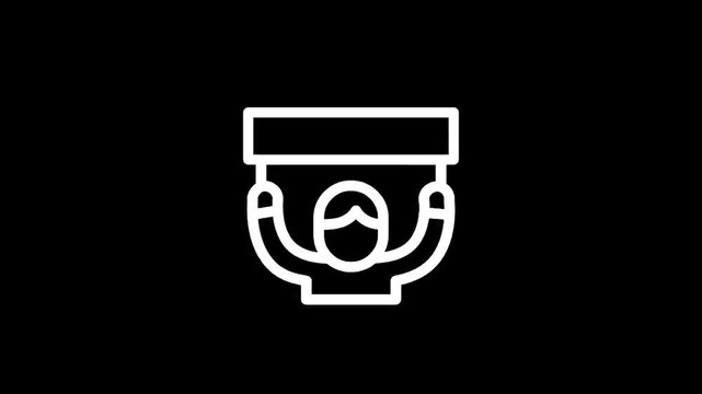 Icon of a person holding a blank sign above their head, representing protest or demonstration