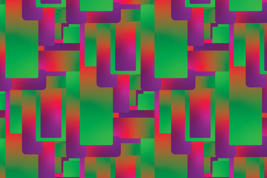 Chromatic Fusion Gradient Abstract Vector Artwork