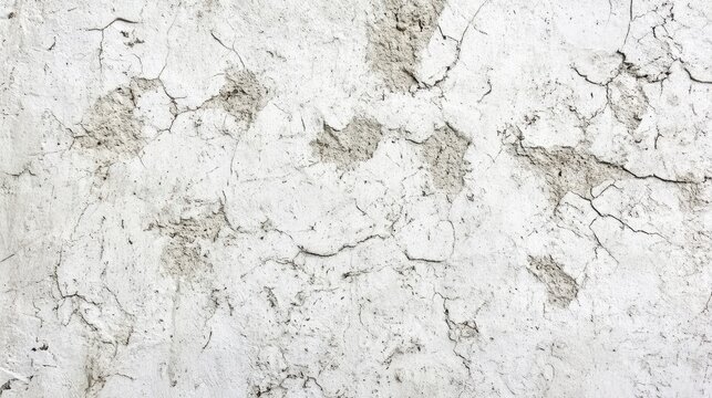 Close-up texture of a cracked and weathered concrete wall surface with rough patches.