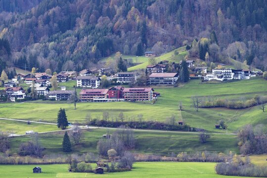 Oberstdorf in late autumn, Oberallg&auml;u, Bavaria, Germany