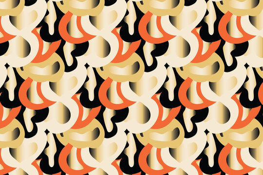 Sunset Curve Gradient Abstract Vector Artwork