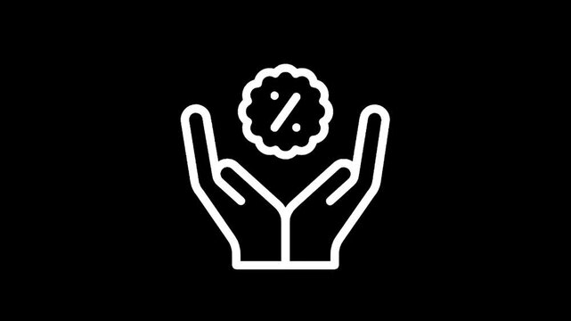 Hands holding a discount percentage symbol, representing savings and special offers