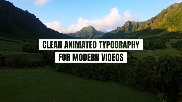 Minimal Text Animation