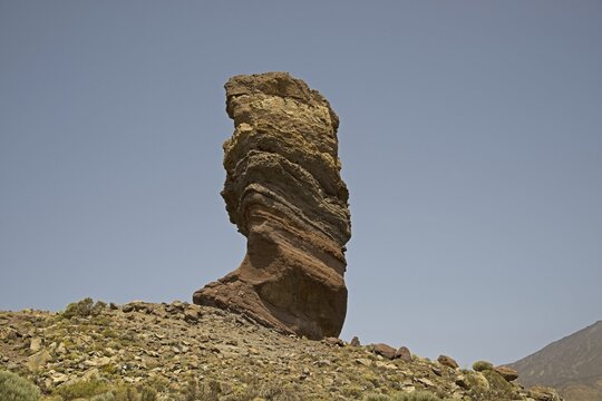 Roques de Garcia, lava rock formations, Parque Nacional de las Ca&ntilde;adas del Teide, Teide National Park, UNESCO World Heritage Site, Tenerife, Canary Islands, Spain