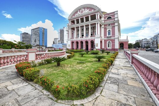 Belle Epoque Amazon Theatre, Manaus, Amazonia State, Brazil