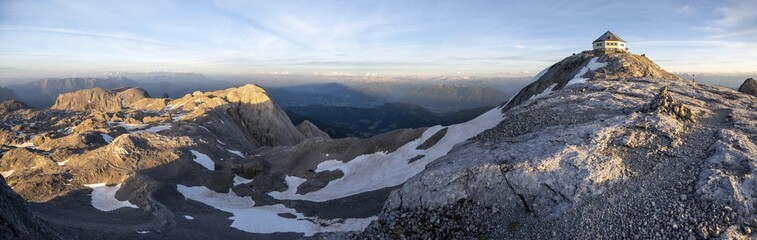 Panorama View Rocky Plateau With