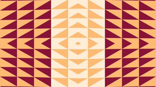 Abstract Geometric Pattern with Repeating Triangles and Diamond Shapes.