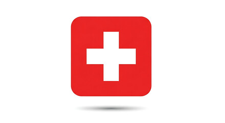 Obraz premium Swiss flag symbol