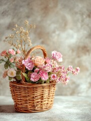 Obraz premium Pink and White Bouquet