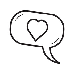 Valentines day icon. 