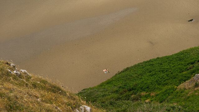 Beach scene, in Wales
