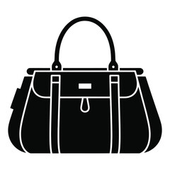 red bag isolated on white