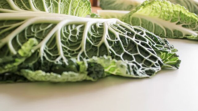 Savoy Cabbage: Fresh, Healthy Vegetable for Cooking and Culinary Applications