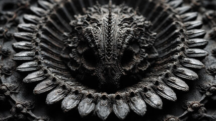 Abstract intricate psychedelic figures