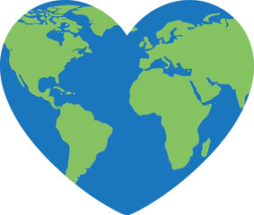 Obraz premium Chinese New Year Heart Shaped World Map Illustration for Lunar New Year Celebration and Global Festivities