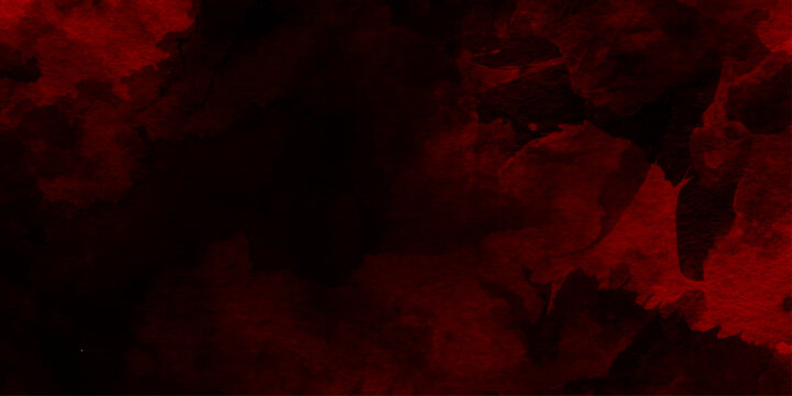 Red granite old vintage retro red background texture, black dark red burgundy wine magenta maroon plum watercolor, colorful red watercolor paint paper background texture.