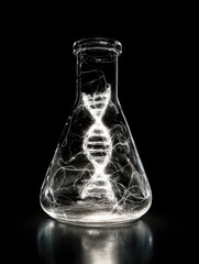 DNA Bottle Illustration