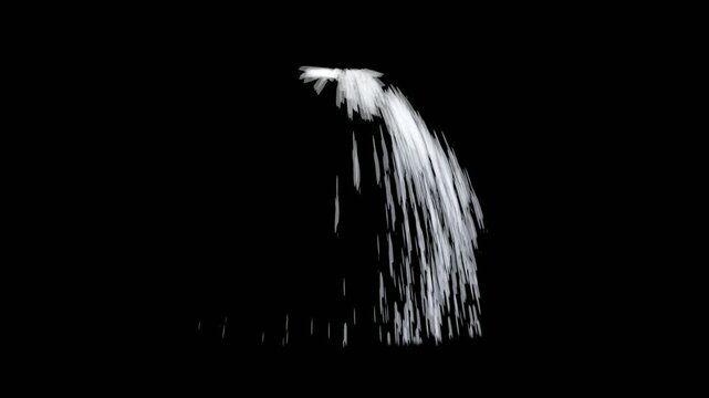 Video Water Splash Fountain Effect