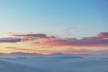 Fototapeta premium White sand dunes