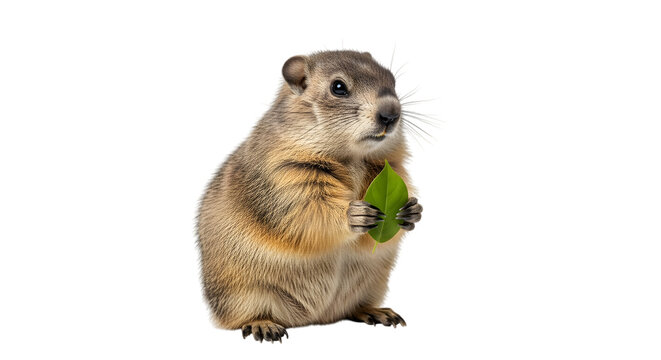 Groundhog day february 2 punxsutawney phil on isolated on transparent background