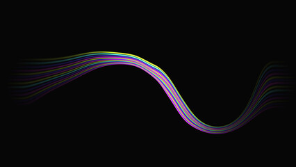 Abstrack Colourful noisy line color swirl light motion speed background pattern for banner, wallpaper, poster, card, flyer, film.