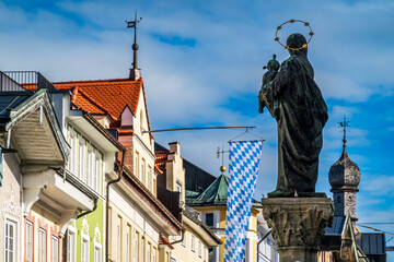 old town of Bad Toelz - bavaria