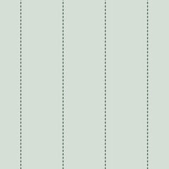 Fototapeta premium Seamless pattern with illustration green vertical stripes in form of line of threads or seam. Repeat ornament with dark muted green abstract striped geometric design. Minimalist background for textile