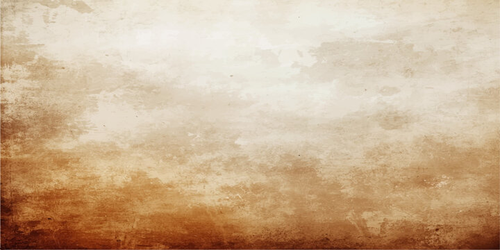 Blank vintage parchment with an aged grunge texture and stained brown paper surface featuring a worn antique design for a retro ancient wallpaper pattern