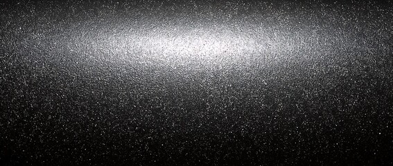 Fototapeta premium Black white grainy background, with dark gray abstract noise texture and gradient shape, for monochrome banner header cover design