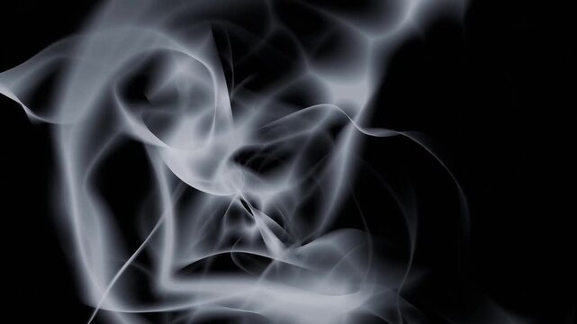 White 4K Motion Graphics Loop Background With Dynamic Patterns And Fluid Movement