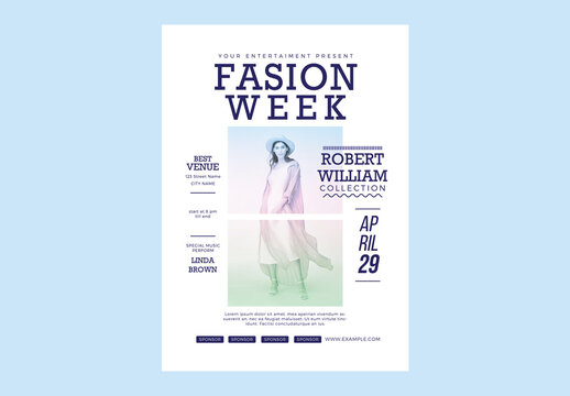 Fashion Week Flyer