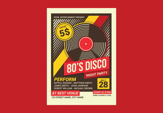 Retro Music Flyer